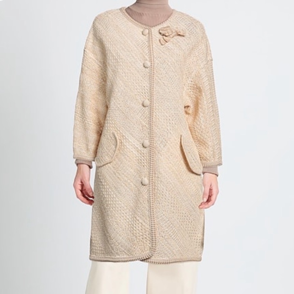 Ermanno Scervino cardigan coat runway IT44